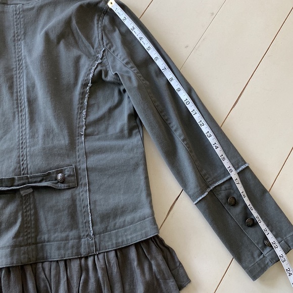 Jolt Military ruffled Jacket - Picture 14 of 14